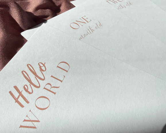 Inkless Milestone Footprint Kit