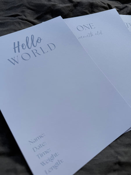 Inkless Milestone Footprint Kit